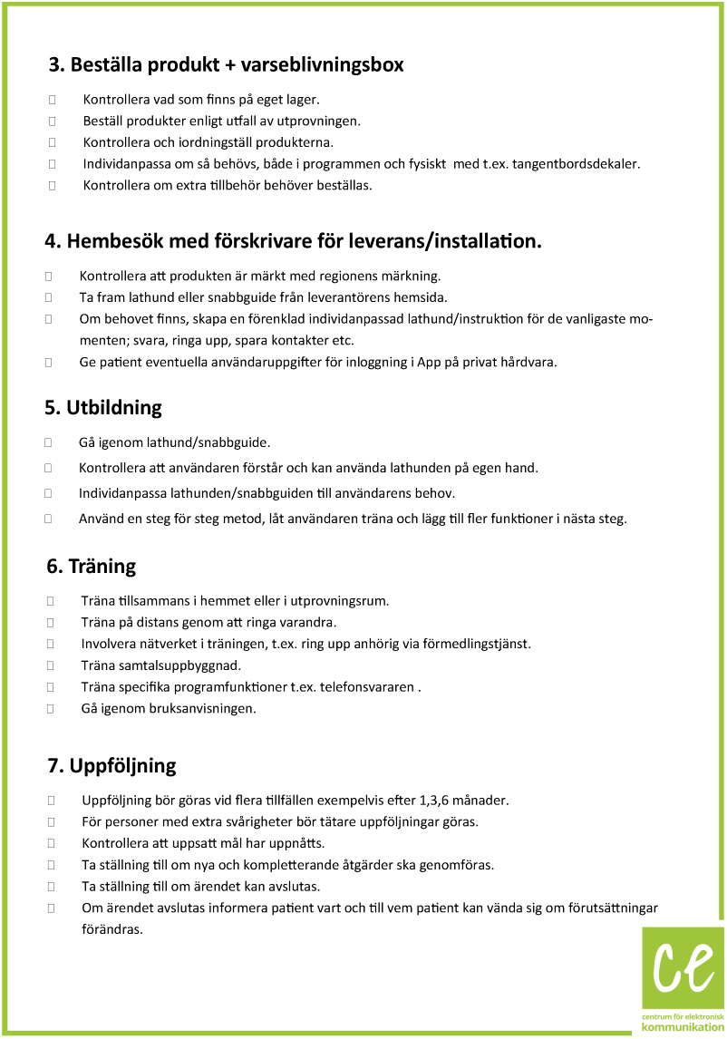 Utprovningsguide Sida 2