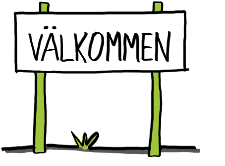 Valkommenskylt